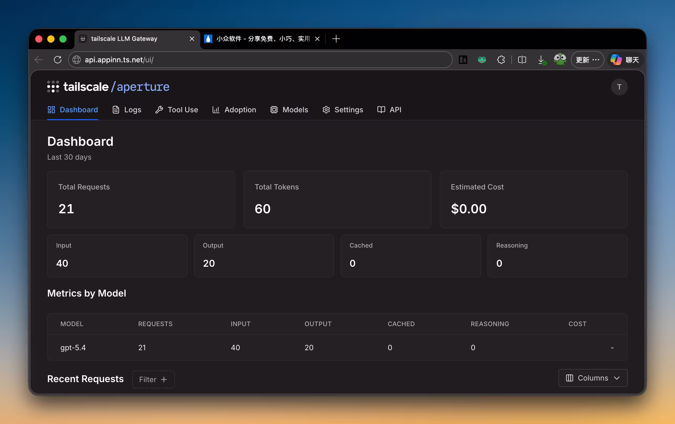 Aperture - Tailscale 本地 AI 中央网关，从此不再泄漏 API KEY 3