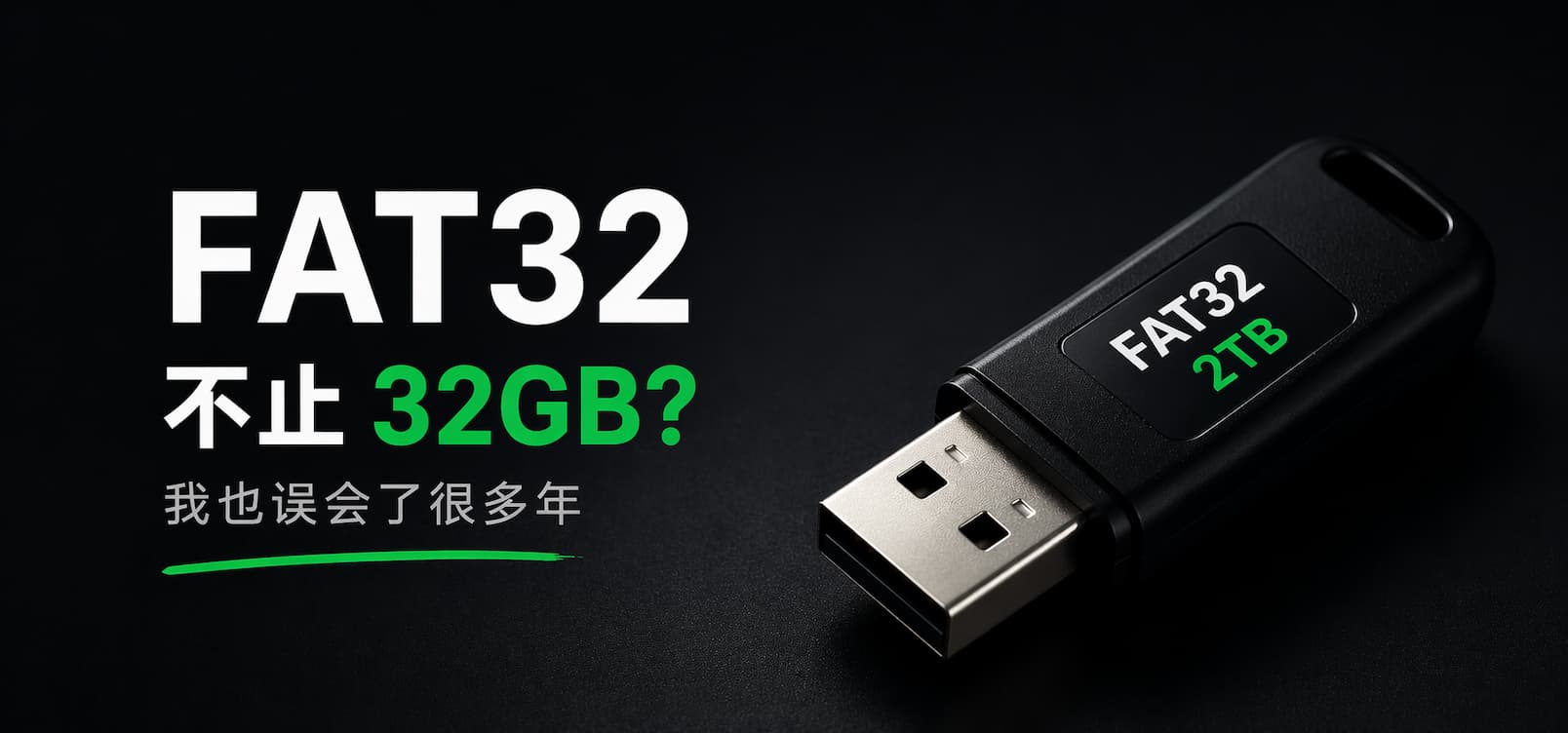 FAT32 不止 32GB？我也误会了很多年 1