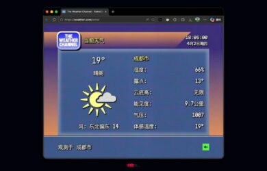 Weather 复古天气预报：早期电视台效果 8