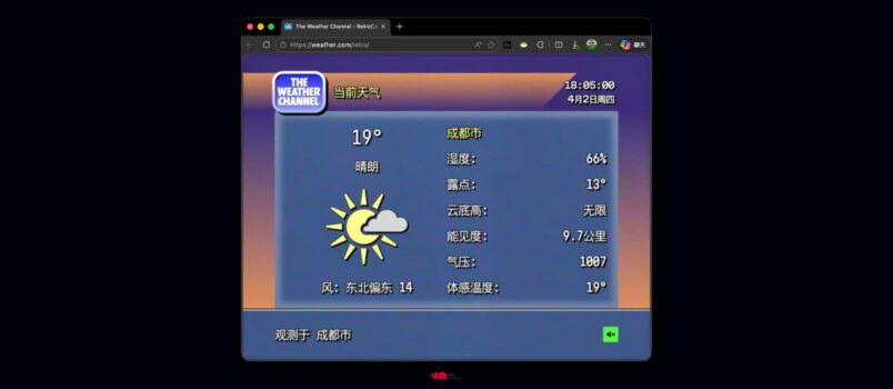 Weather 复古天气预报：早期电视台效果 2