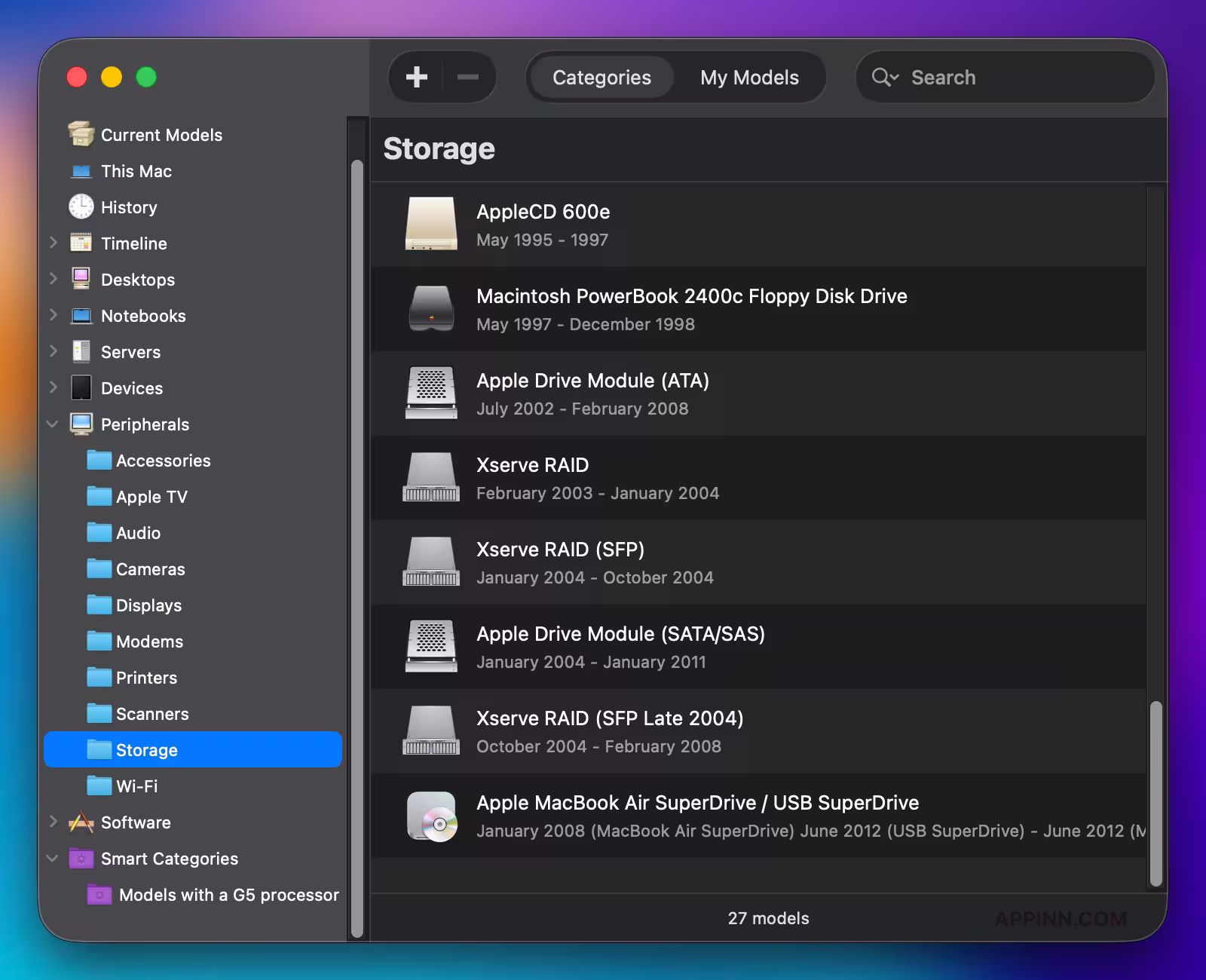 Mactracker：收录苹果 50 年几乎所有设备（从 Apple I 到 iPhone 17e） 5