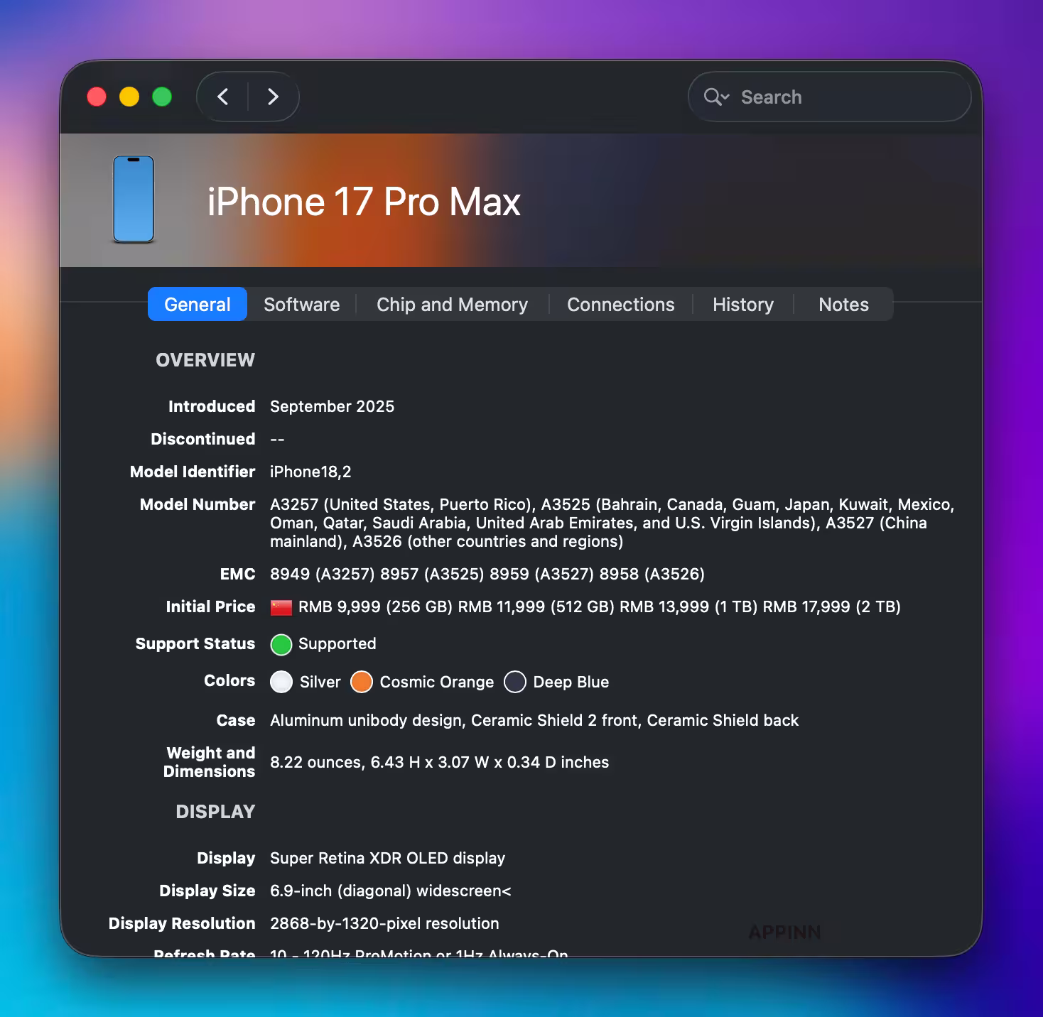 Mactracker：收录苹果 50 年几乎所有设备（从 Apple I 到 iPhone 17e） 6