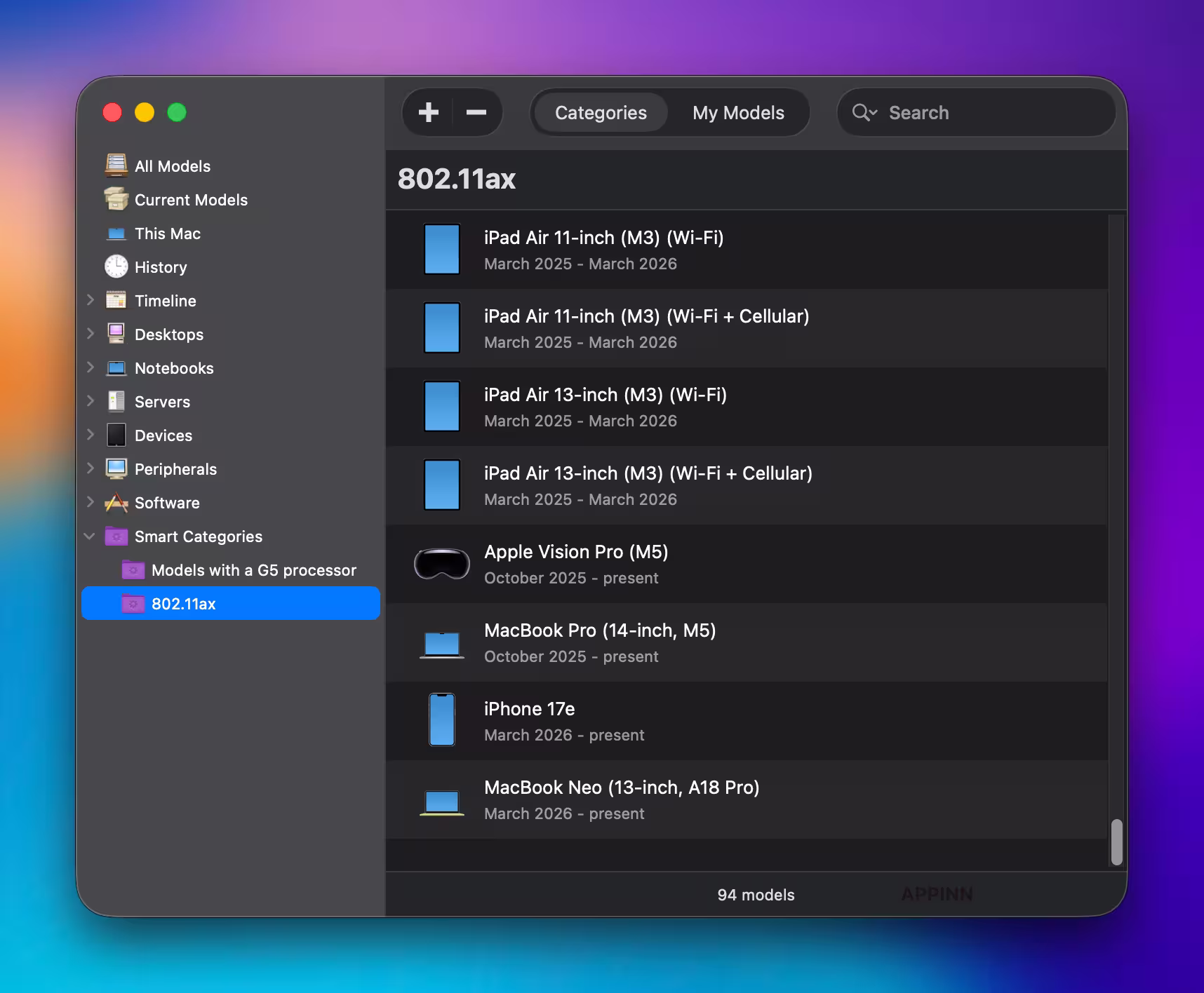Mactracker：收录苹果 50 年几乎所有设备（从 Apple I 到 iPhone 17e） 11