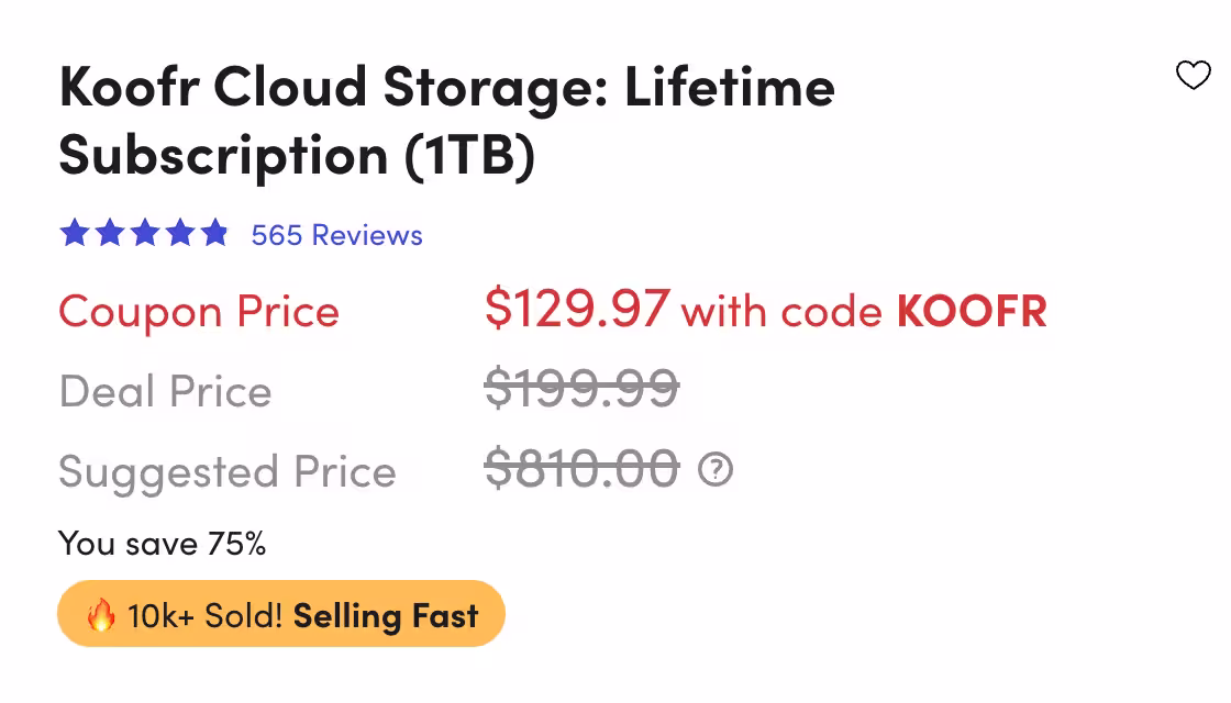 Koofr 云存储:免费 10GB 空间,支持 WebDAV、Rclone|终身订阅 1TB 特价129刀【再次】 1 Koofr 云存储:免费 10GB 空间,支持 WebDAV、Rclone|终身订阅 1TB 特价129刀【再次】 1