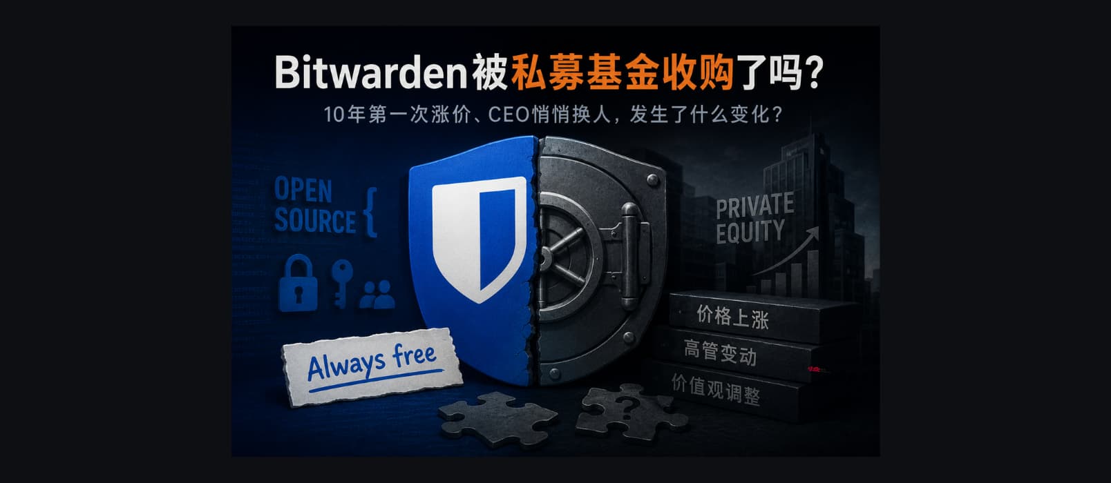 Bitwarden 被私募基金收购了吗? 1 Bitwarden 被私募基金收购了吗? 1