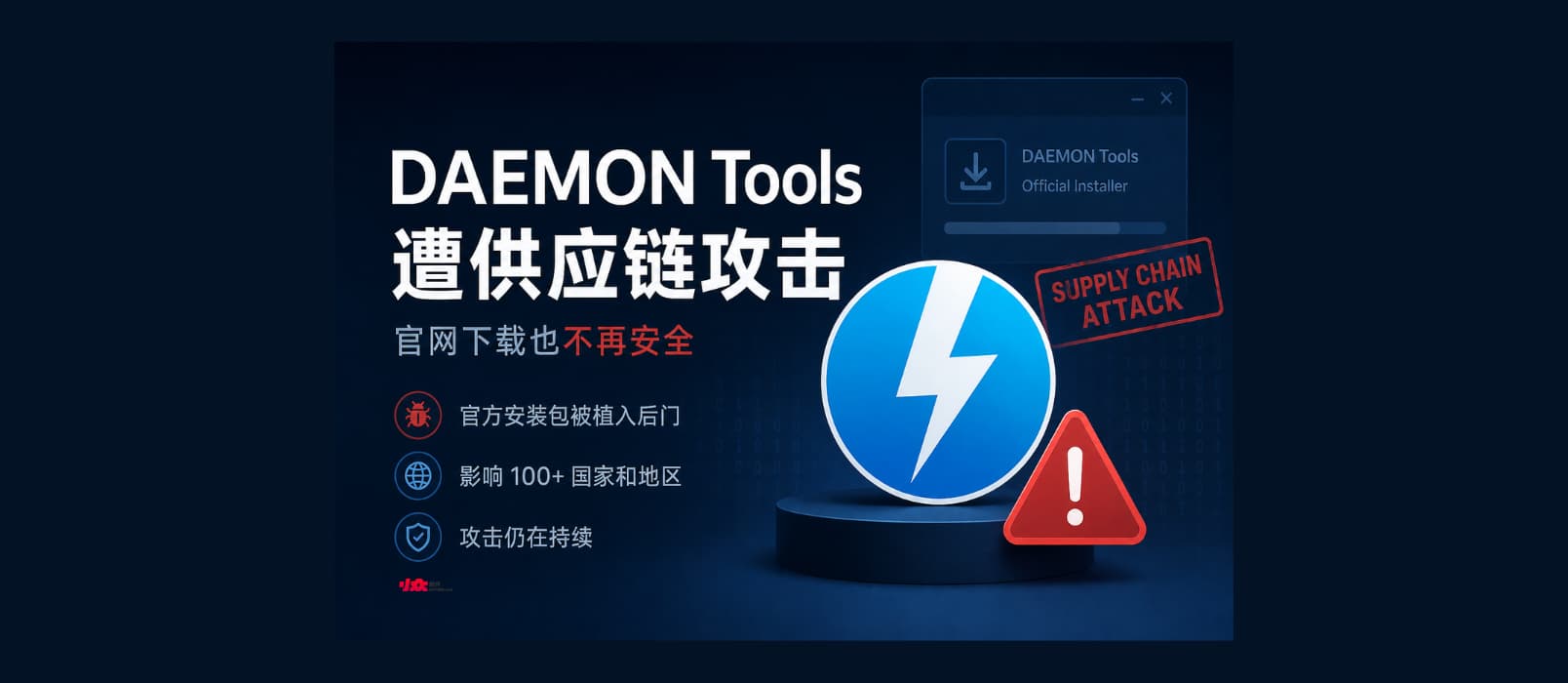 卡巴斯基披露，上古软件 DAEMON Tools 爆大规模供应链攻击 1
