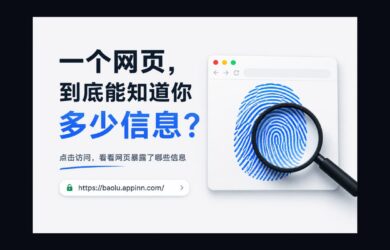 坦白了：一个普通网页，到底能知道你多少信息？ 9