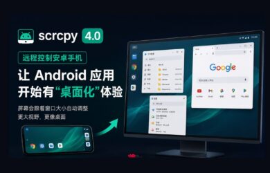 Scrcpy 4.0 发布：远程控制安卓手机，让 Android 应用开始有“桌面化”体验 7