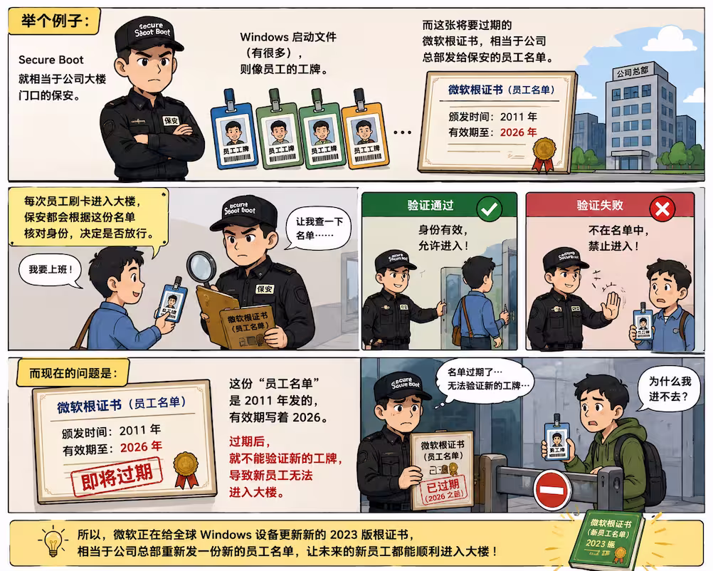 微软提醒:Windows 11 安全启动证书快过期了|不更新会怎样? 3 微软提醒:Windows 11 安全启动证书快过期了|不更新会怎样? 3
