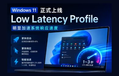 Windows 11 正式上线 Low Latency Profile：明显加速系统响应速度 7