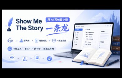 Show Me The Story – AI 写长篇小说工具：从设定到大纲到逐章成文，一条龙走完 13