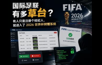 国际足联有多草台？有人只是注册个经纪人，就进入了 2026 世界杯转播系统 11