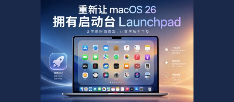 重新让 macOS 26 拥有启动台 Launchpad 3