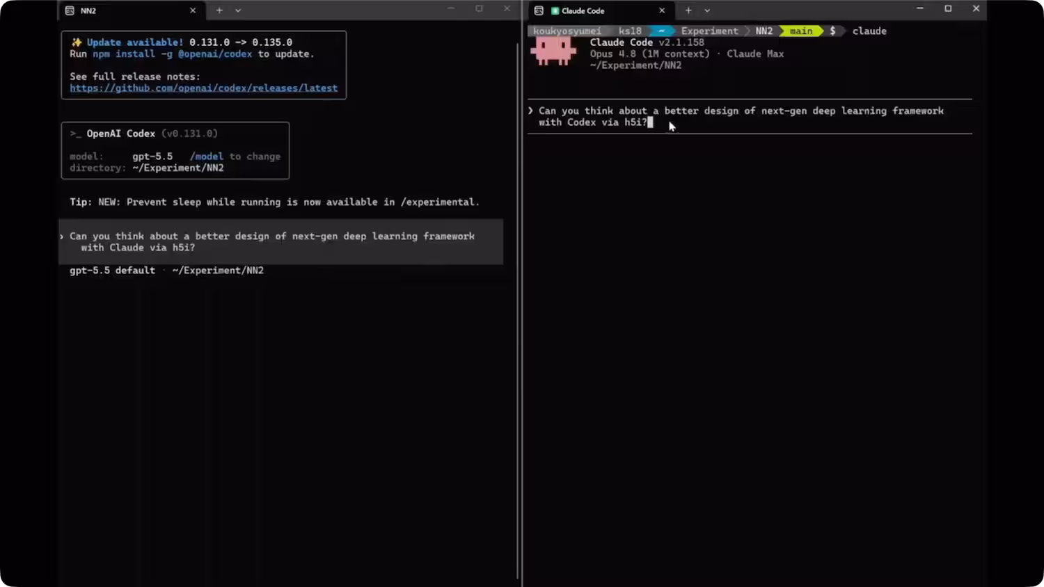 h5i Radio – 利用 Git，让 Claude 和 Codex 进行实时对话 2