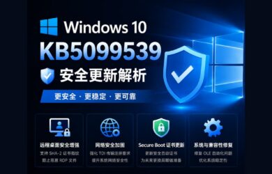 微软发布 Windows 10 KB5099539 安全更新，下载达 1067MB 7