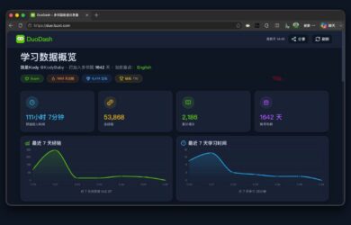 预览：多邻国仪表盘 8
