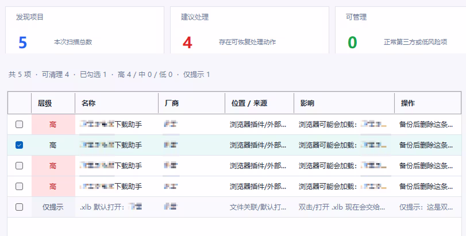 流氓软件克星:右键菜单、自启动、计划任务、服务、浏览器插件、文件关联残留 4 流氓软件克星:右键菜单、自启动、计划任务、服务、浏览器插件、文件关联残留 4