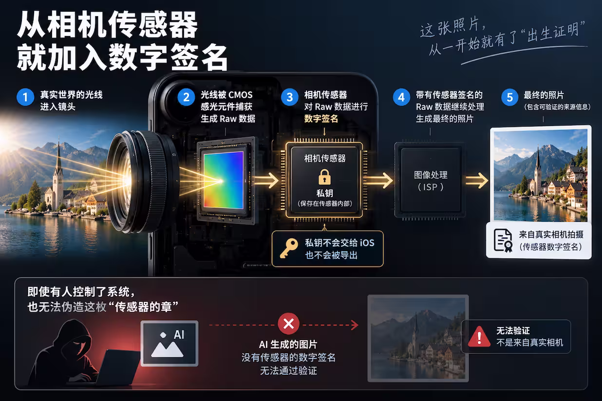 AI 图片真假难辨,我们怎么证明「一张照片真的是相机拍出来的」? 4 AI 图片真假难辨,我们怎么证明「一张照片真的是相机拍出来的」? 4