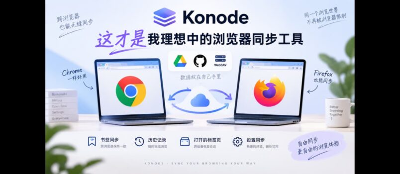Konode – 这才是我理想中的浏览器同步工具 1