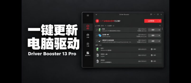 电脑驱动更新工具 Driver Booster 13 Pro，限时 7 折特惠快入手！ 2