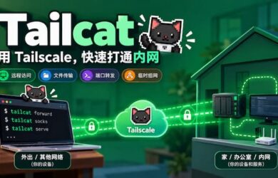 Tailscale 开源 Tailcat：快速让两台设备临时直连，即用即抛的内网穿透工具 7