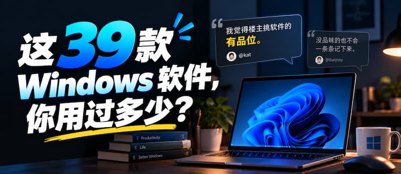 这 39 款 Windows 软件，你用过多少？ 1