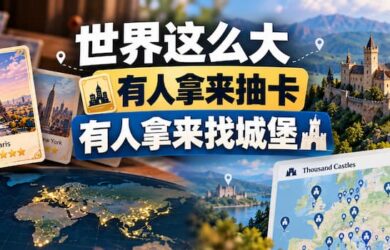 有人把全世界的城市做成抽卡游戏，有人收集了 5.7 万座城堡、要塞、宫殿 1
