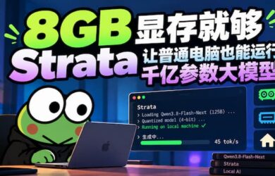 8GB显存就够，Strata 让普通电脑也能运行千亿参数大模型 1