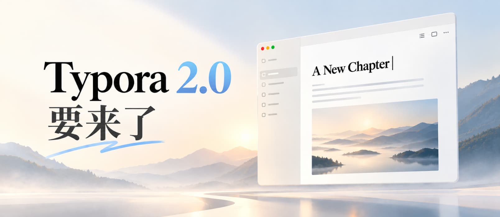 Typora 2.0 来了?老用户需要重新付费吗?新版本有哪些变化? 1 Typora 2.0 来了?老用户需要重新付费吗?新版本有哪些变化? 1