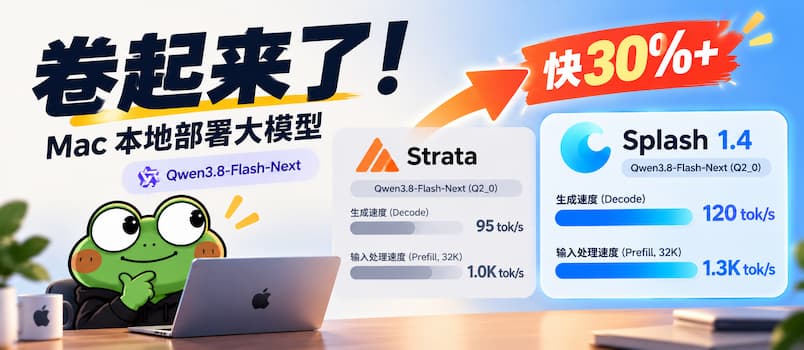 卷起来了!昨天 Strata 刚升级,今天 Splash 1.4 就宣布快了 30% 1 卷起来了!昨天 Strata 刚升级,今天 Splash 1.4 就宣布快了 30% 1