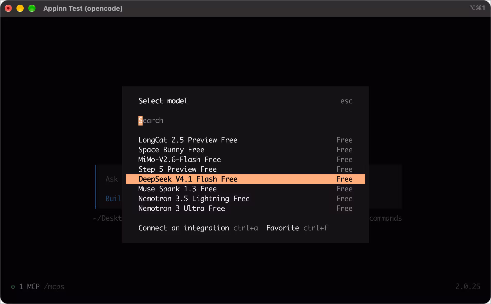 OpenCode 免费提供 DeepSeek V4.1 Flash 模型 3