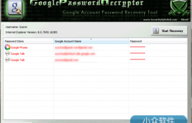 GooglePasswordDecryptor - 找出你的 Google 账户密码 3