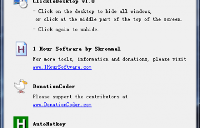 ClickToDesktop - 一键点击隐藏 、恢复窗口 14