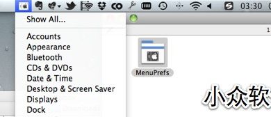 MenuPrefs - 把系统偏好移上菜单栏 [Mac] 13