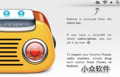 Radium - 菜单栏收音机[Mac] 3