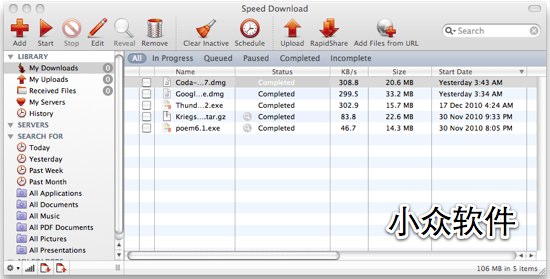 Speed Download - 全能下载 [Mac] - 小众软件