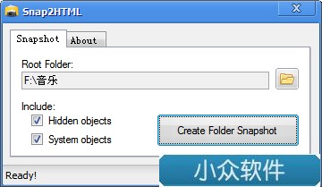 Snap2HTML - 生成 html 文件列表 18