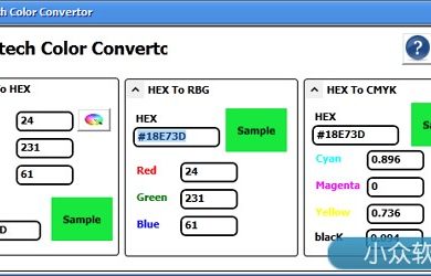 Initiotech Color Convertor - 颜色代码转换 1