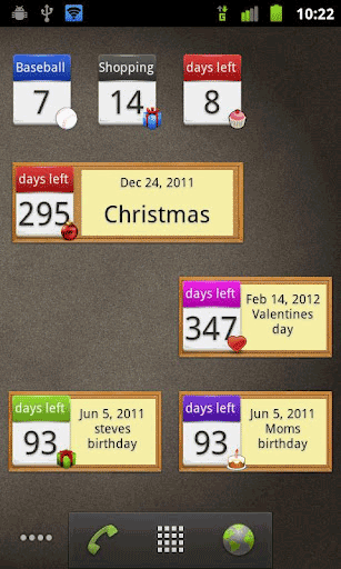 [Android]Days Left Widget - 倒计时小工具 - 小众软件