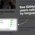 Github User Rank - 在著名「交友网站」显示不同编程语言的用户排名 [Chrome/Firefox] 1