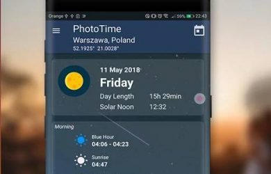 PhotoTime - 超简单摄影黄金和蓝色时间计算器 [Android] 5