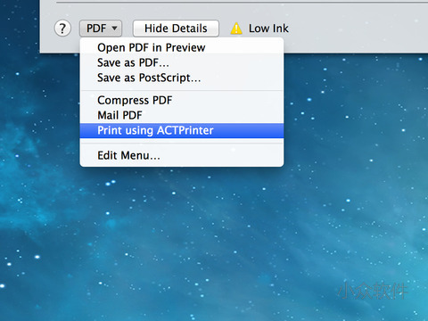 ACTPrinter - Mac 与 iPhone 间的相互虚拟打印机[OS X/iPad/iPhone] - 小众软件