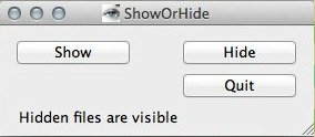 ShowOrHide - 开关隐藏文件的显示[Mac] 1