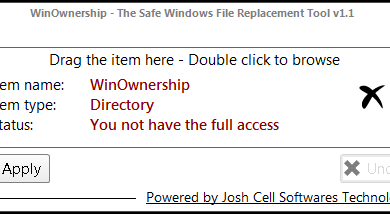 WinOwnership - 临时获得文件全部权限 1